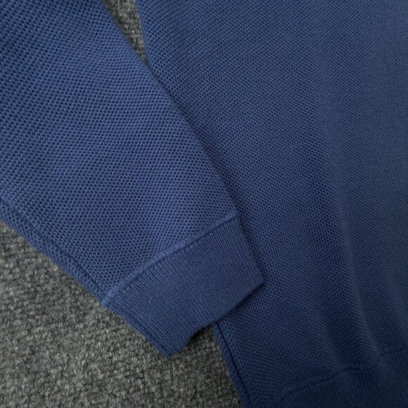 NWT JOS. A. BANK Blue V Neck Knit Sweater Medium Wool Blend Travel Tech Men - Picture 12 of 13